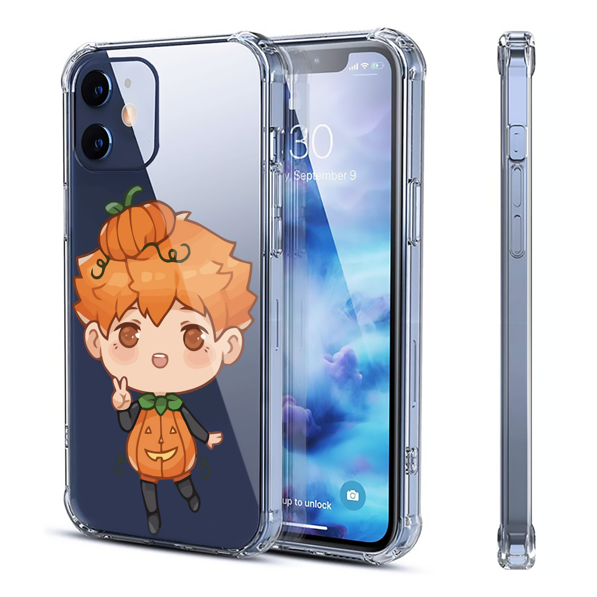 （画像用） ハイキュー!! Haikyu!! 【iPhone 12シリーズ対応】透明スマホケース（クリアソフトケース）